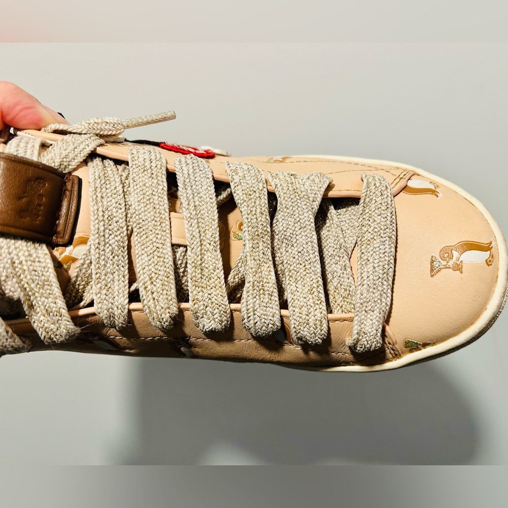 Coach Tea Rose Tearose Cherry Powder Pink Sneakers. - Picture 6 of 9